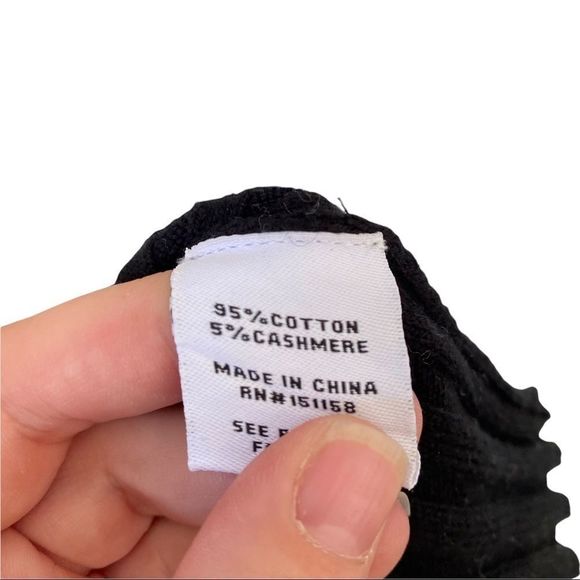 NWT 525 AMERICA WOMEN'S CONTRAST BUTTON UP RIBBED MAXI SWEATER DRESS BLACK/GREY - Picture 7 of 10